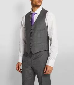 TOM FORD Windsor Check 3-Piece Suit 911R85 GREY POW 3 Piece Suits -TOM FORD Shop tom ford windsor check 3 piece suit 16407534 31501135 1000