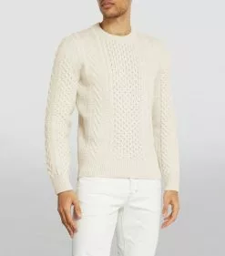 TOM FORD Wool-Blend Cable-Knit Sweater 105 NAT SLD Jumpers 8 TOM FORD Wool-Blend Cable-Knit Sweater 105 NAT SLD Jumpers -TOM FORD Shop tom ford wool blend cable knit sweater 17530974 36981536 1000