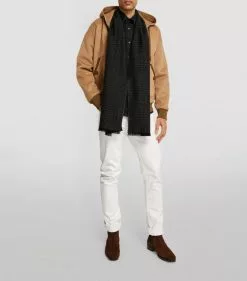 TOM FORD Wool Check Scarf 026 DK GRY CK Scarves 8 TOM FORD Wool Check Scarf 026 DK GRY CK Scarves -TOM FORD Shop tom ford wool check scarf 17532635 36906507 1000